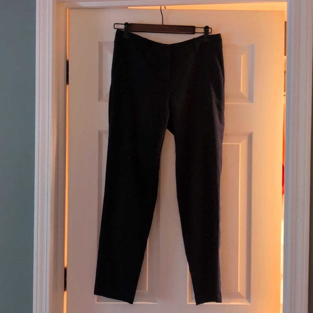 Ann Taylor Cropped Navy Trouser 4
